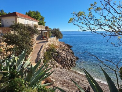 Holiday house Two bedroom house near beach Cove Medvidina, Hvar K-23709 - Outdoor photo 3