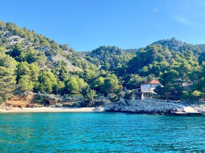 Holiday house Two bedroom house near beach Cove Medvidina, Hvar K-23709 - Outdoor photo 7