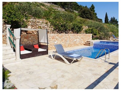 Holiday house Two bedroom house with terrace and sea view Bol, Brač K-23787 - Outdoor photo 9