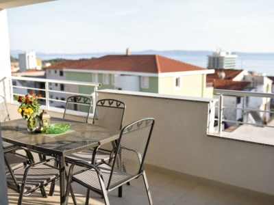 Apartment Three bedroom apartment with terrace and sea view Makarska A-19795-d - Outdoor photo 40