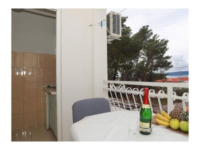 Apartment Studio flat with terrace and sea view Baška Voda, Makarska AS-6827-a - Outdoor photo 14