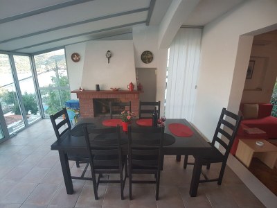 Apartment Two bedroom apartment with terrace and sea view Marina, Trogir A-14191-a - Outdoor photo 11