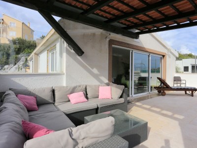 Apartment Two bedroom apartment with terrace and sea view Cove Ljubljeva, Trogir A-17122-a - Outdoor photo 29