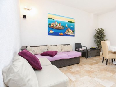 Apartment Two bedroom apartment with terrace and sea view Cove Ljubljeva, Trogir A-17122-c - Outdoor photo 12