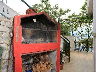 Apartment Two bedroom apartment with terrace and sea view Cove Ljubljeva, Trogir A-17122-c - Outdoor photo 28