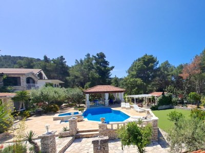 Apartment Two bedroom apartment with terrace and sea view Cove Poplat, Korčula A-18258-c - Outdoor photo 8