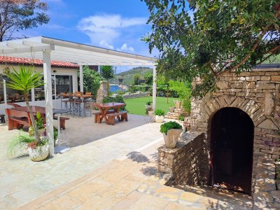 Apartment Two bedroom apartment with terrace and sea view Cove Poplat, Korčula A-18258-c - Outdoor photo 15