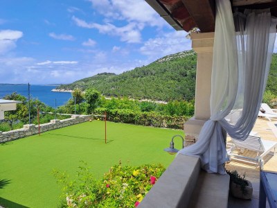 Apartment Two bedroom apartment with terrace and sea view Cove Poplat, Korčula A-18258-c - Outdoor photo 17