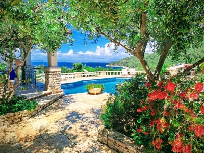 Apartment Two bedroom apartment with terrace and sea view Cove Poplat, Korčula A-18258-c - Outdoor photo 19