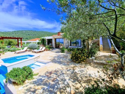 Apartment Two bedroom apartment with terrace and sea view Cove Poplat, Korčula A-18258-c - Outdoor photo 25