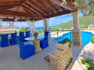 Apartment Two bedroom apartment with terrace and sea view Cove Poplat, Korčula A-18258-c - Outdoor photo 29