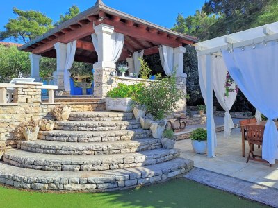 Apartment Two bedroom apartment with terrace and sea view Cove Poplat, Korčula A-18258-c - Outdoor photo 32