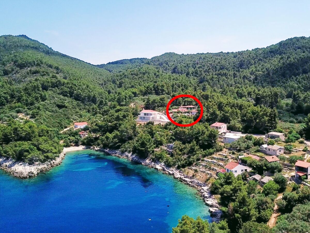 Apartment Two bedroom apartment with terrace and sea view Cove Poplat, Korčula A-18258-d - Outdoor photo 3