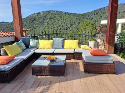 Apartment Two bedroom apartment with terrace and sea view Cove Poplat, Korčula A-18258-d - Outdoor photo 29