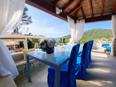 Apartment Two bedroom apartment with terrace and sea view Cove Poplat, Korčula A-18258-d - Outdoor photo 50