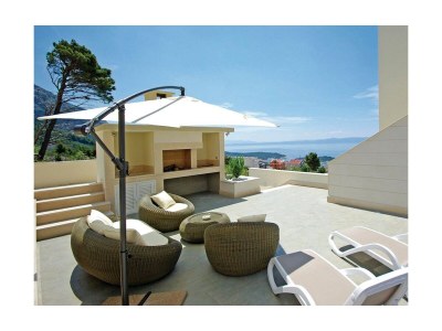 Apartment One bedroom apartment with terrace and sea view Makarska A-19147-e in Makarska - Apartment