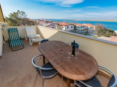 Apartment Two bedroom apartment with balcony and sea view Vir A-18603-f - Outdoor photo 19