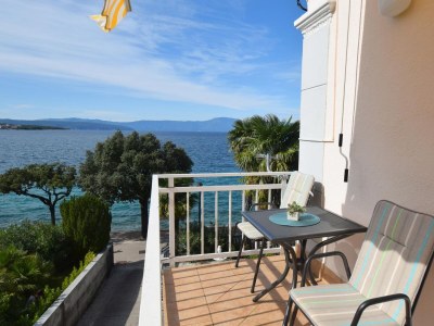 Apartment Studio flat with balcony and sea view Malinska, Krk AS-19314-a - Outdoor photo 13