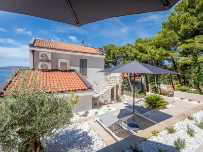 Apartment Two bedroom apartment with balcony and sea view Brela, Makarska A-19345-c - Outdoor photo 4