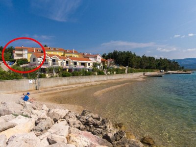 Apartment Two bedroom apartment with terrace Čižići, Krk A-19355-a - Outdoor photo 2