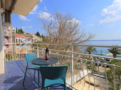 Apartment One bedroom apartment with balcony and sea view Podgora, Makarska A-18918-c - Outdoor photo 14