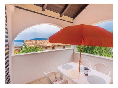 Apartment Comfortable and spacious apartment with terrace and sea view Pinezići, Krk A-18967-a - Outdoor photo 45