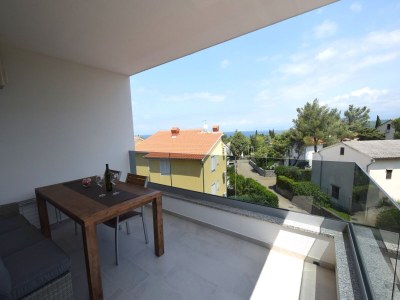 Apartment Two bedroom apartment with terrace and sea view Vantačići, Krk A-19387-b - Outdoor photo 16