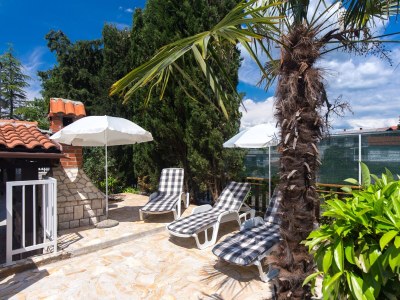 Apartment Studio flat with balcony and sea view Malinska, Krk AS-19408-a - Outdoor photo 6