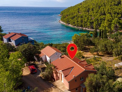 Apartment Two bedroom apartment with terrace and sea view Cove Poplat, Korčula A-20023-b - Outdoor photo 3