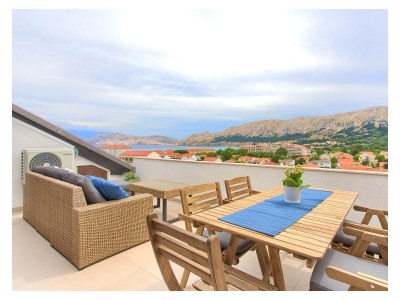 Apartment Three bedroom apartment with balcony and sea view Baška, Krk A-19708-c - Outdoor photo 17