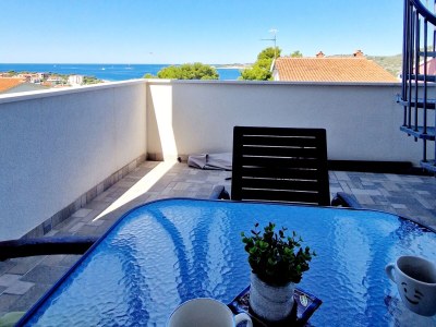 Apartment One bedroom apartment with terrace and sea view Kanica, Rogoznica A-19716-a - Outdoor photo 20