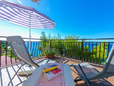 Apartment Three bedroom apartment with terrace and sea view Brela, Makarska A-20075-a in Brela - Apartment