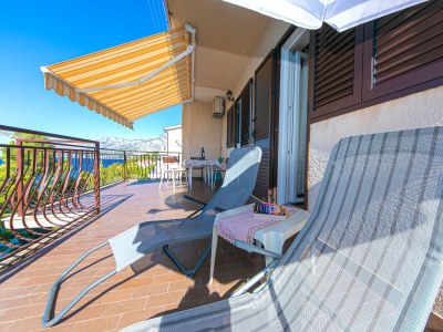 Apartment Three bedroom apartment with terrace and sea view Brela, Makarska A-20075-a - Outdoor photo 30