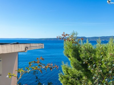Apartment Three bedroom apartment with terrace and sea view Brela, Makarska A-20075-a - Outdoor photo 35