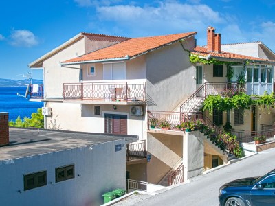 Apartment Studio flat with balcony and sea view Brela, Makarska AS-20075-a - Outdoor photo 3