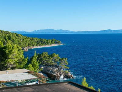Apartment Studio flat with balcony and sea view Brela, Makarska AS-20075-a - Outdoor photo 15