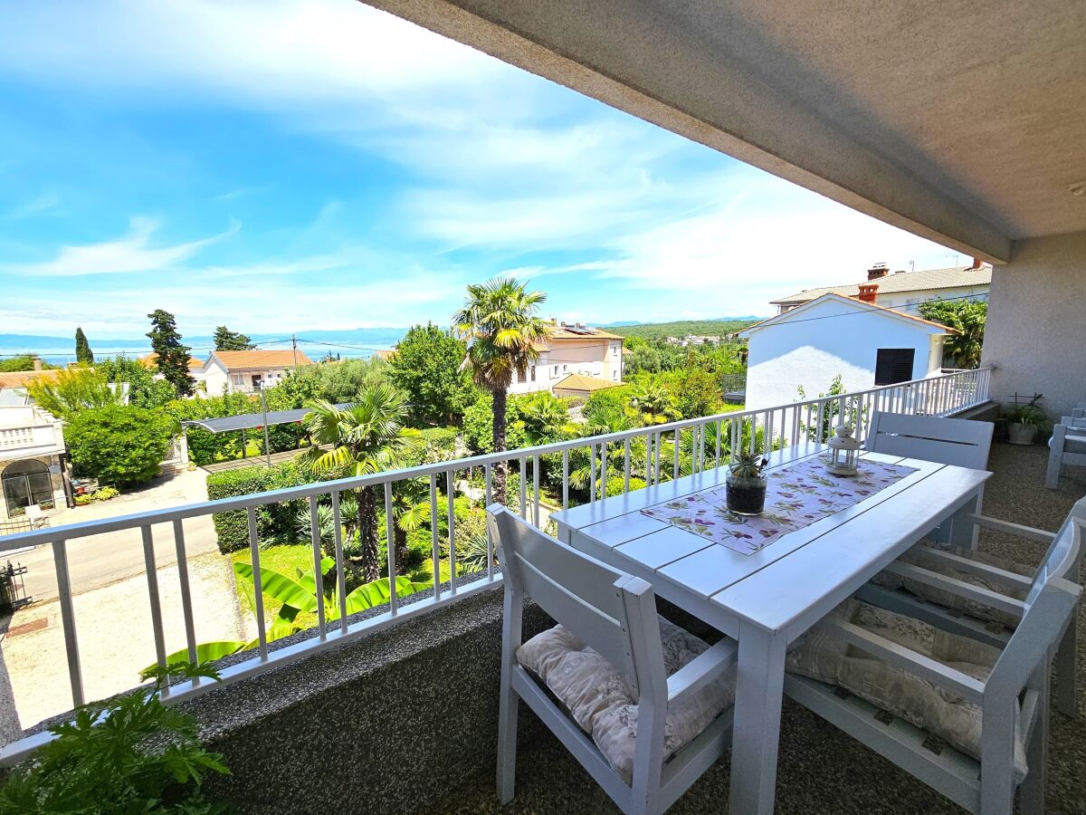 Apartment Two bedroom apartment with terrace and sea view Malinska, Krk A-20377-b