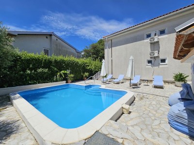 Apartment Two bedroom apartment with terrace and sea view Malinska, Krk A-20377-b - Outdoor photo 5