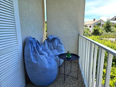 Apartment Two bedroom apartment with terrace and sea view Malinska, Krk A-20377-b - Outdoor photo 24