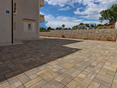 Apartment Two bedroom apartment with terrace and sea view Punat, Krk A-20553-c - Outdoor photo 11