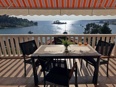 Apartment Two bedroom apartment with terrace and sea view Cove Gradina, Korčula A-20658-c - Outdoor photo 21
