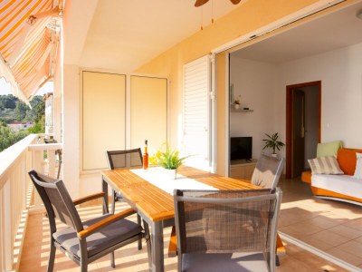 Apartment Two bedroom apartment with terrace and sea view Cove Gradina, Korčula A-20658-c - Outdoor photo 22