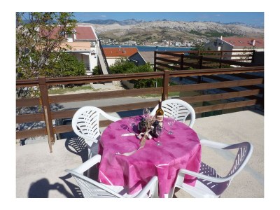 Apartment One bedroom apartment with terrace and sea view Pag A-21220-c in Pag - Apartment