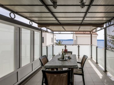 Apartment One bedroom apartment with terrace and sea view Mavarštica, Čiovo A-21062-a - Outdoor photo 24