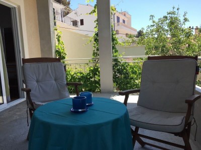 Apartment Two bedroom apartment with terrace and sea view Drašnice, Makarska A-22573-b - Outdoor photo 26