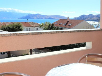 Apartment Two bedroom apartment with balcony and sea view Baška, Krk A-22725-h - Outdoor photo 17