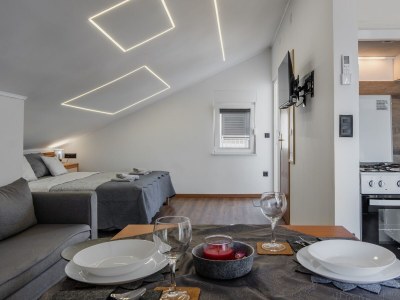 Apartment Studio flat with balcony Vir AS-23044-a in Vir - Apartment