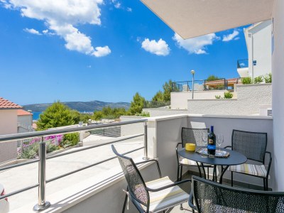Apartment One bedroom apartment with balcony and sea view Seget Donji, Trogir A-23273-b - Outdoor photo 35