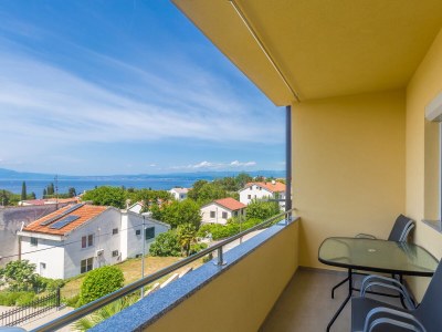 Apartment One bedroom apartment with terrace and sea view Njivice, Krk A-23575-b - Outdoor photo 14
