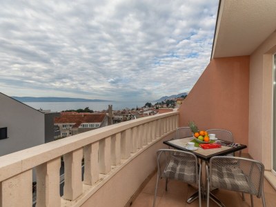 Apartment One bedroom apartment with balcony and sea view Baška Voda, Makarska A-23641-a - Outdoor photo 26